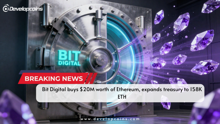 Bit Digital buys $20M worth of Ethereum, expands treasury to 158K ETH
