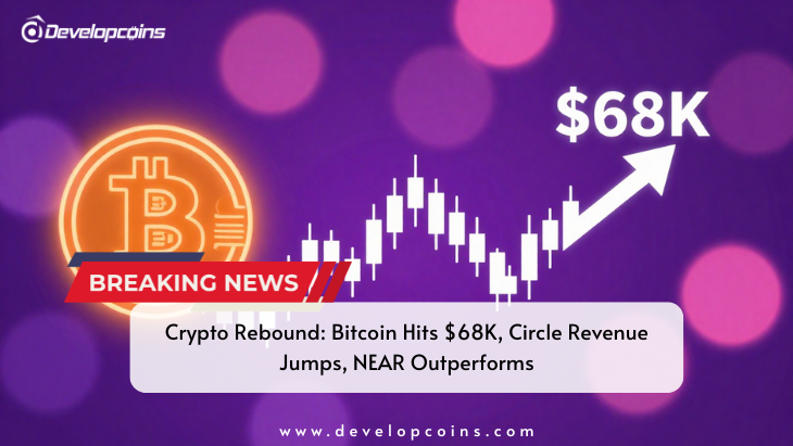 Crypto Rebound: Bitcoin Hits $68K, Circle Revenue Jumps, NEAR Outperforms