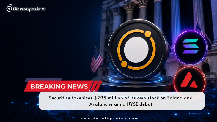 Securitize tokenizes $295 million of its own stock on Solana and Avalanche amid NYSE debut